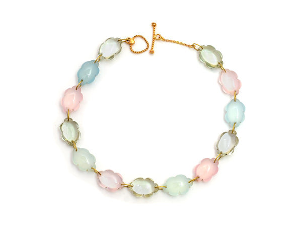 Multicolored Heaven cloud 18k yellow gold bracelet